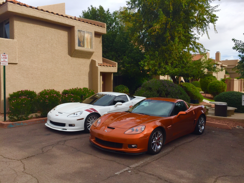 Illustration for article titled A little fun with my friends "Ron Fellows" z06